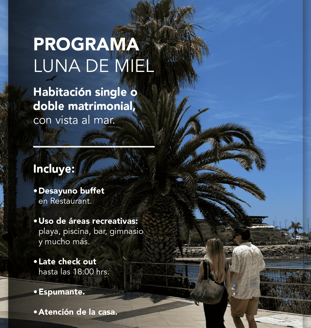 Tu luna de miel comienza frente al mar